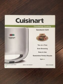 Cuisinart Sandwich Grill - BRAND NEW