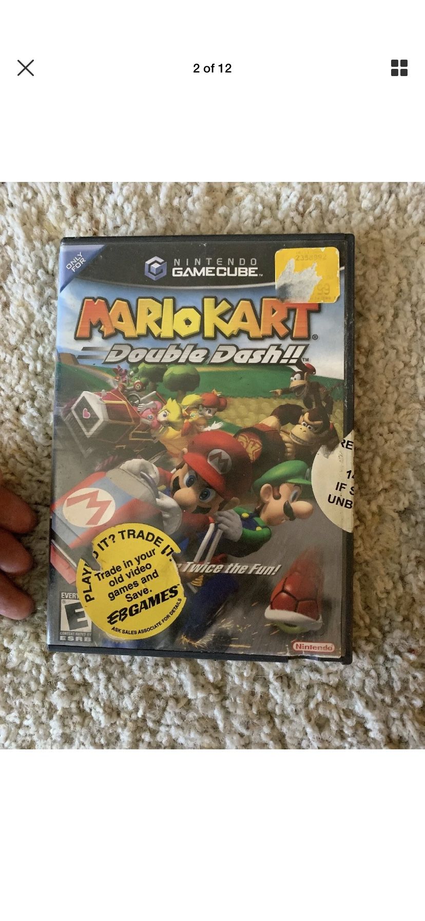 Mario kart double dash Nintendo game cube