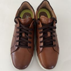 New- Men's Florsheim, Crossover Sneaker Shoes- Cognac- Size: 8.5