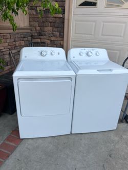 GE washer and gas dryer
