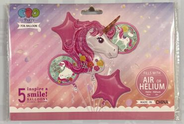 Unicorn balloons bouquet