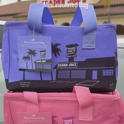Trader Joe’s Insulated Bags, Lavender and Pink