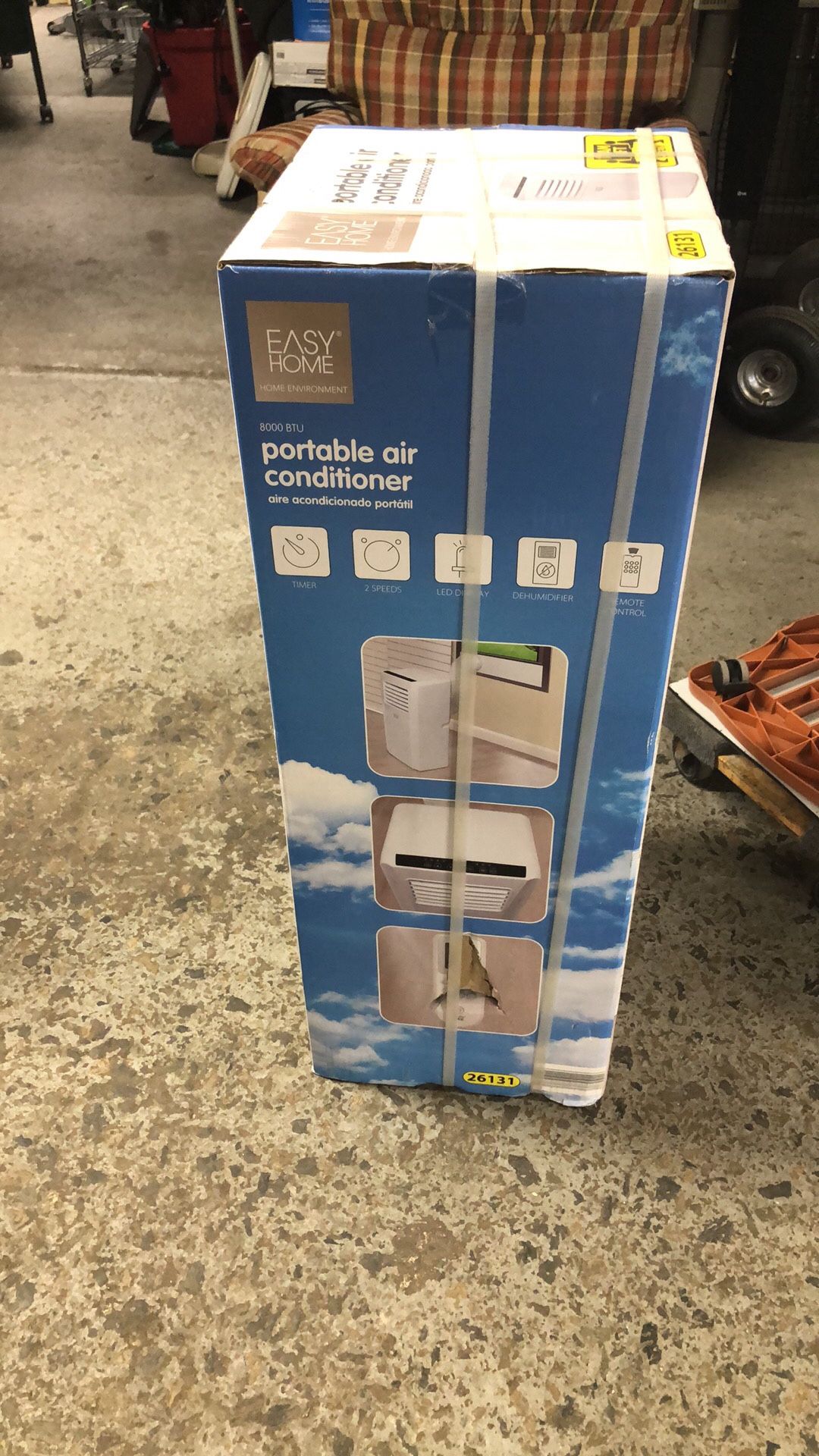 New in the box 8000 BTU portable air condition