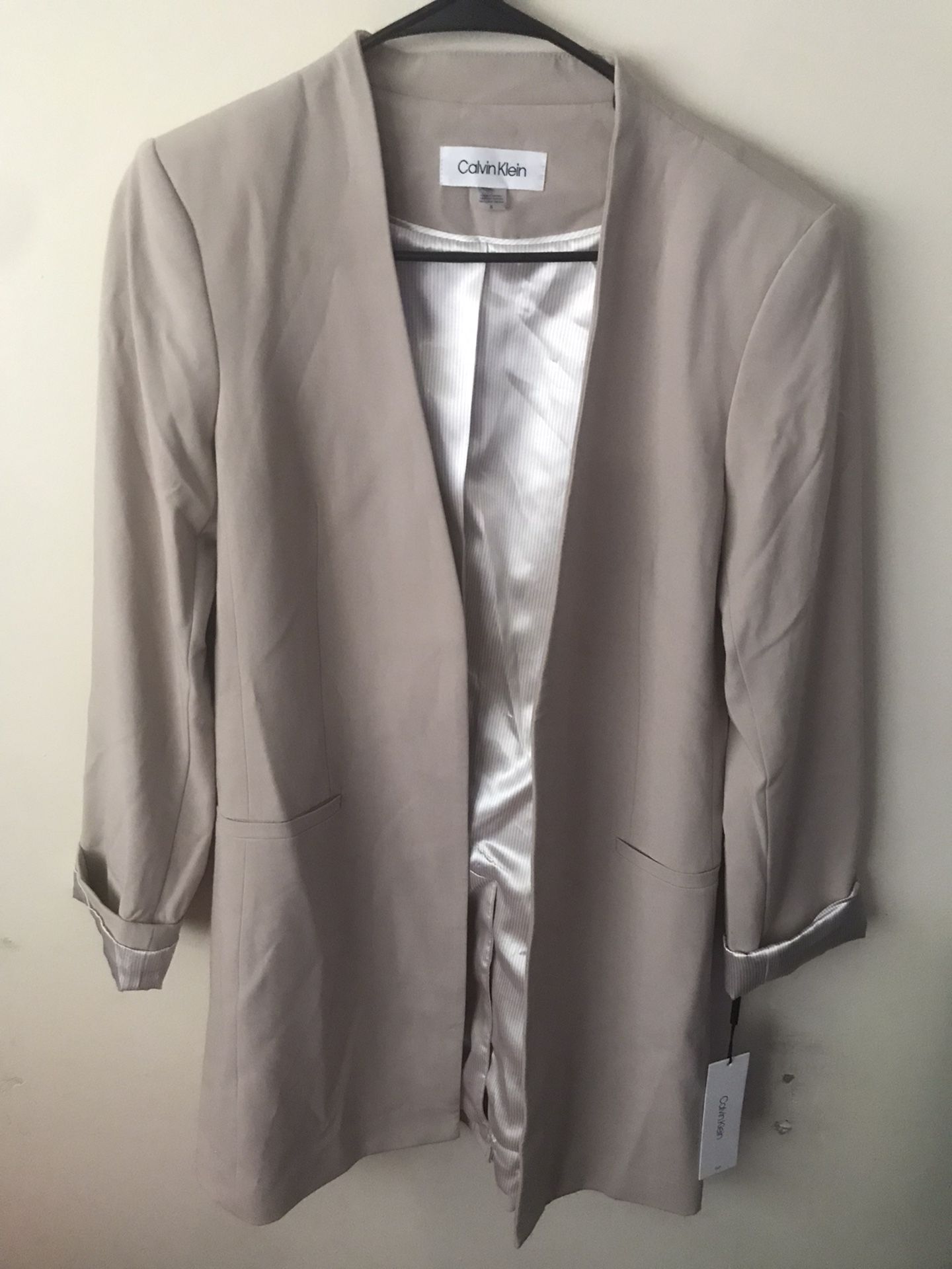 NEW CALVIN KLEIN WOMENS BLAZER SIZE 8 