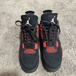 Jordan 4 Retro Red Thunder Size 15