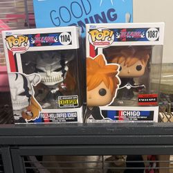 Bleach Ichigo Regular And Fully Hollowed Funko Pop