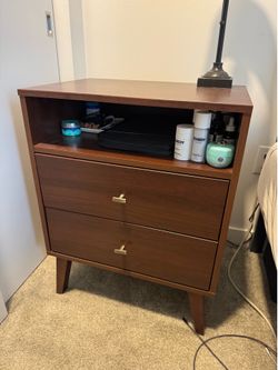 Wooden nightstand