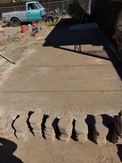 We do construction work and paver Turf synthetic
