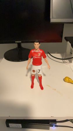 Christano Ronaldo Stars Action figures With Mini Soccer Ball And Trophies With Box
