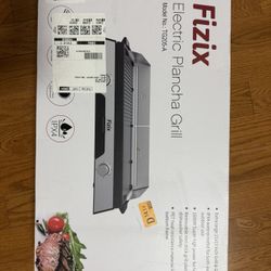 Fizix Electric Griddle Nonstick - 1600W, Adjustable Temp, Large Black Griddle for Indoor & Outdoor, Pancakes, Skillets
