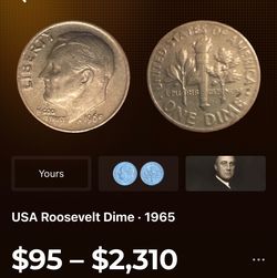 Error Quarter & 1(contact info removed) - Roosevelt Dime Coin Set