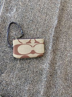 Small used coach wallet