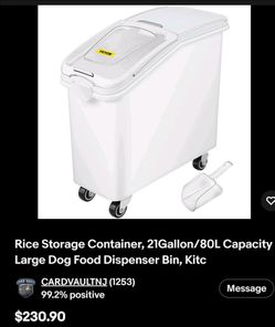 VEVOR 27Gal commercial food container
