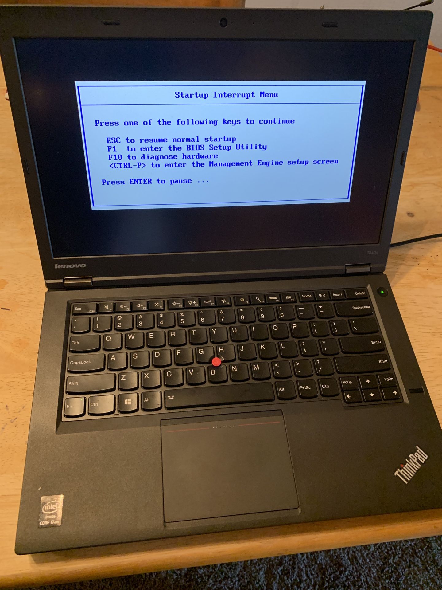 Lenovo Thinkpad i7vPro