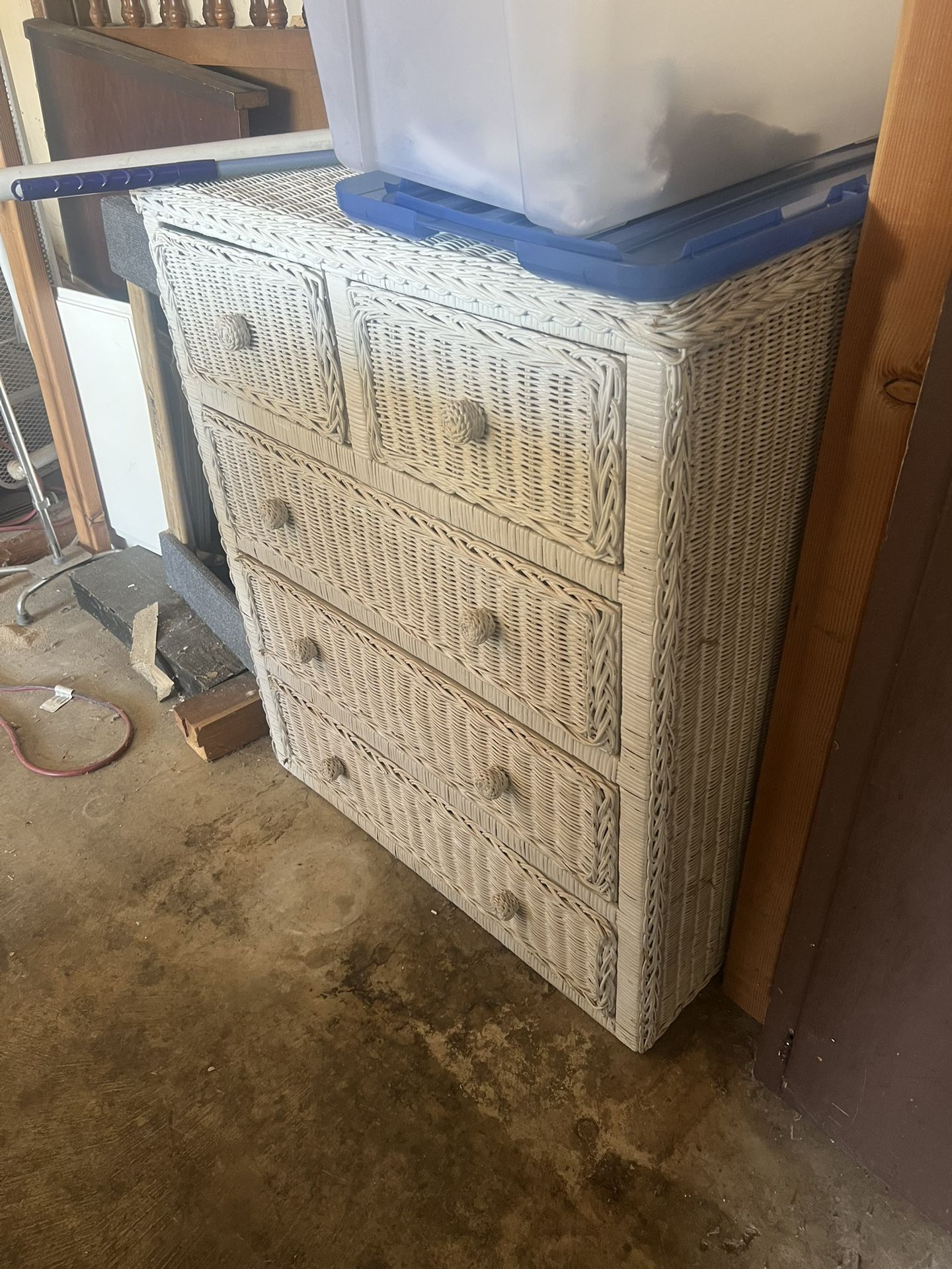 Wicker Dresser