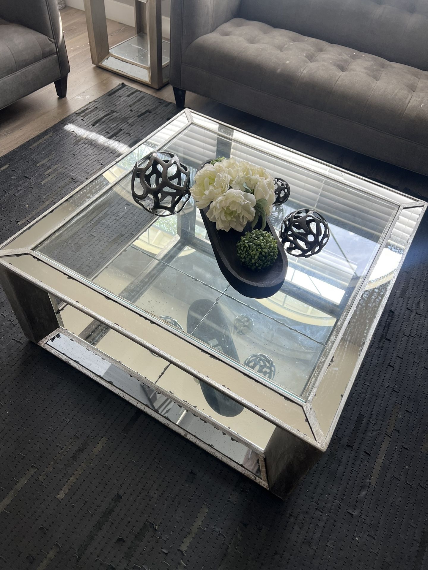 Z Galerie Glass Coffee Table - Pascual