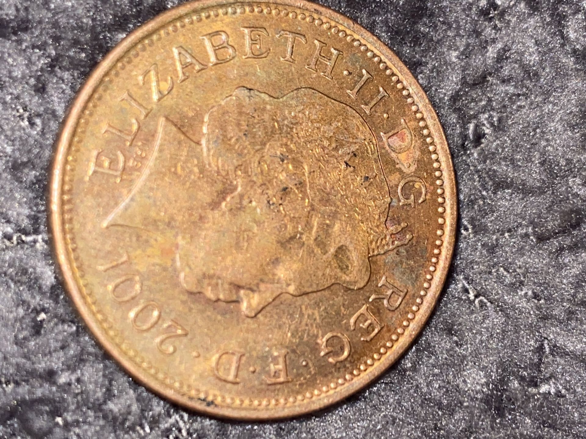2001 Two Pence Coin
