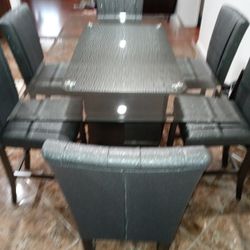 6 Piece Dining Set Table