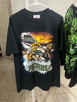 Vintage Green Bay packers graphic t shirt