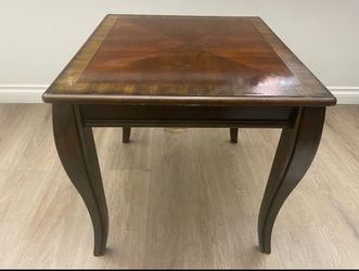Square wooden table