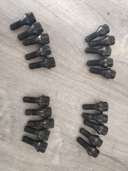 Audi/VW Wheel bolts For Aftermarket Rims/Wheels (20)