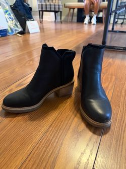 2 pairs of Black Leather Chelsea Boots