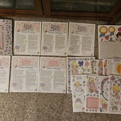 Precious Moments Binder With Scrapbooking Supplies
