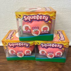 Squeeezy Peach Squishy Stress Toy