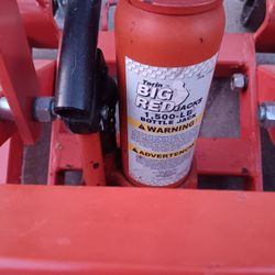 Big Red Motorcycle Stand 