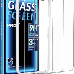 iPhone 13 Pro Max Screen Protector, Tempered Glass Screen Protector for iPhone 13 Pro Max Film 6.7 inch 3 Pack