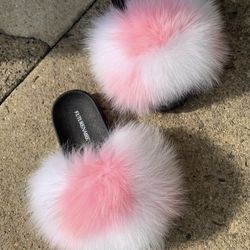 Real Fur Sandals 