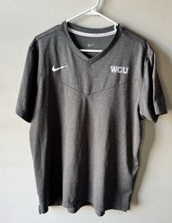 Western Carolina-Short Sleeve V-Neck-Nike-SZ XLarge-Catamounts-DriFit-Onfield