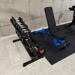 Rep Fitness Adjustable Bench And Dumbbell Rack
