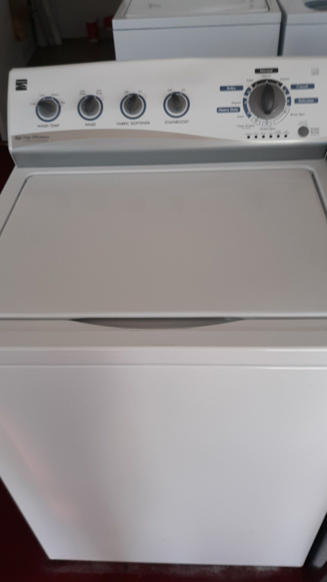 2017 Kenmore washer