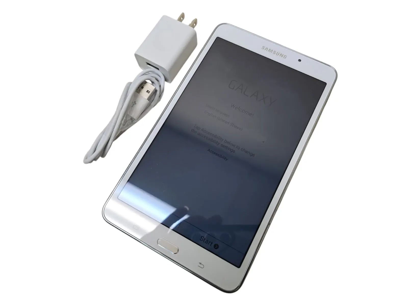 Samsung Galaxy Tab 4 SM-T230NU White Reset & Tested Grade A Good Battery