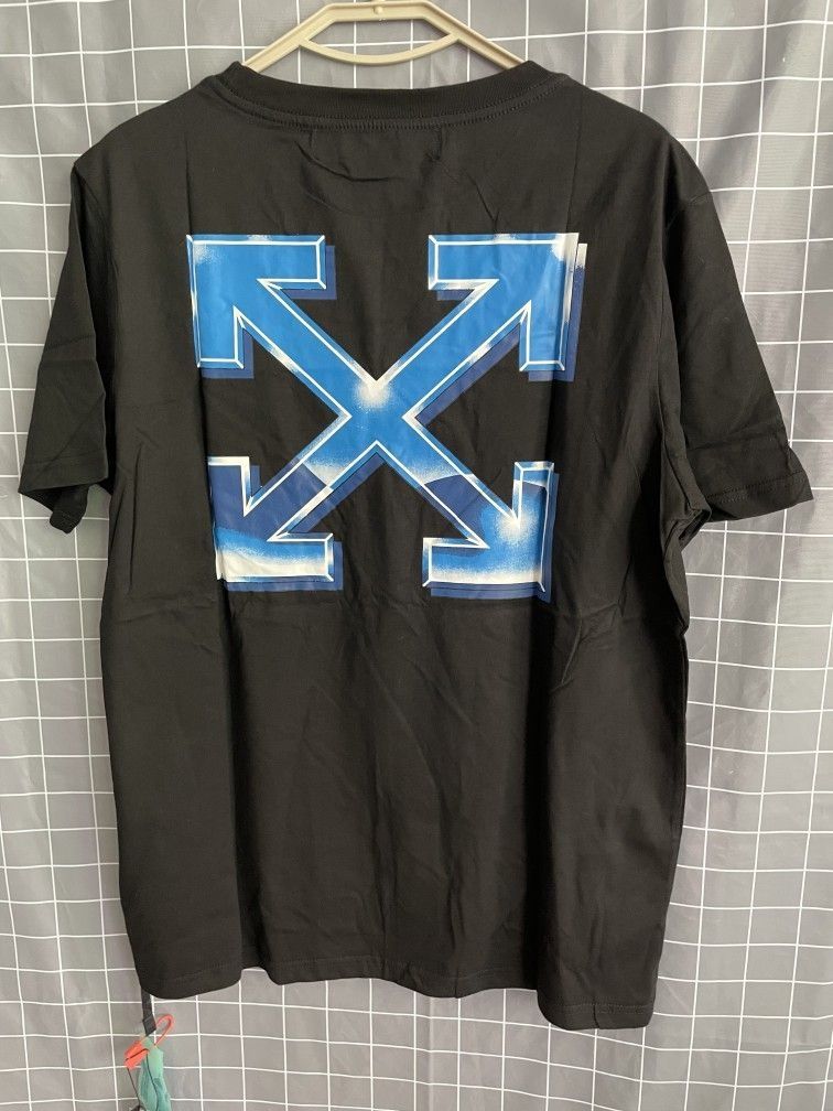 Off white Blue Metal Arrow T shirt