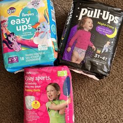 Pull-ups, easy Ups etc. 3 bags For $12