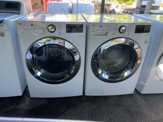 LG washer and gas dryer / perfect condition / free deliver