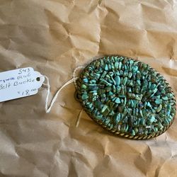 Well Done Blue Rock Belt Buckle Available At Call It New call It Antique store In mesa