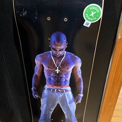 Supreme Tupac Hologram Skateboard Deck Brand New Verified  