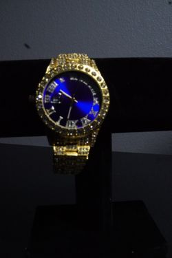 New Gold Iced Watch
