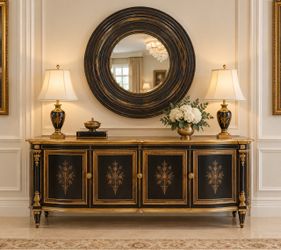 Beautiful Howard Elliott Collection Canton Round Mirror🌷