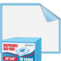 Tear-Resistant Incontinence Bed Pads 40'' x 36'