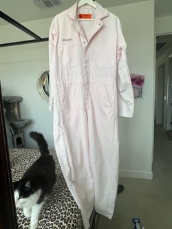 Glossier Pink Coverall Jumpsuit
