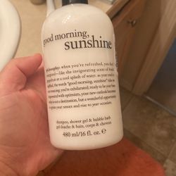 Good Morning Sunshine Shampoo and shower and Gel together