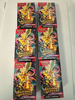 Pokémon TCG Mega Evolution Ascended Heroes Booster Bundle x6