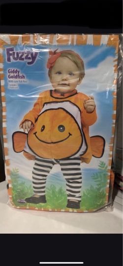 Fuzzy Giddy Goldfish Baby Costume