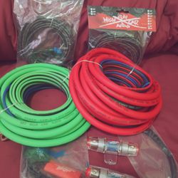 Sky High Audio 4 gauge amp installation kit. Brand new. 18 ft power 5 ft ground Hi quality. FREE DELIVERY IN PORTLAND VANCOUVER AREA 