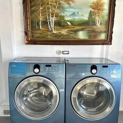 Samsung washer and electric dryer