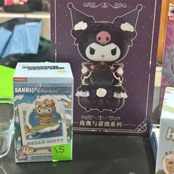 Baby Three Labubu, Hello Kitty Kuromi, Pokémon